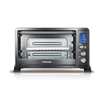 10.78" Digital Convection Toaster Oven, Black Stainless