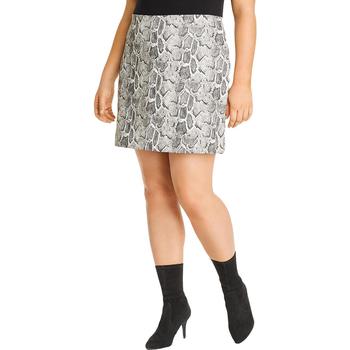 AQUA | Aqua Womens Plus Snake Print Short Mini Skirt商品图片,1折