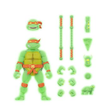 商品Teenage Mutant Ninja Turtles Michelangelo Mutagen Ooze Glow 7" Ultimates, Action Figure图片