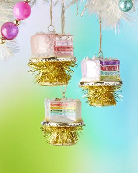 推荐3" Layer Cake Ornaments, Set of 3商品