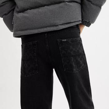 【COACH】Denim ジーンズ 在庫確認ください CT433 Coach Straight Fit Denim Jeans - Pants - BeyondStyle