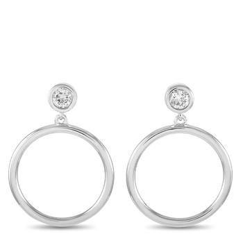 商品14K White Gold 0.40 ct Diamond Earrings图片