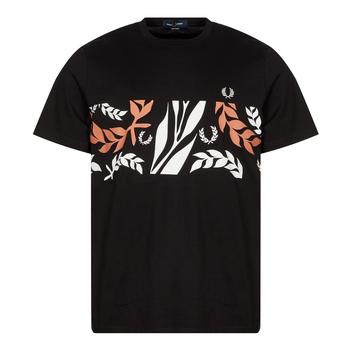 Fred Perry | Fred Perry Archive Graphic Vine T-Shirt - Steel Marl商品图片,7折