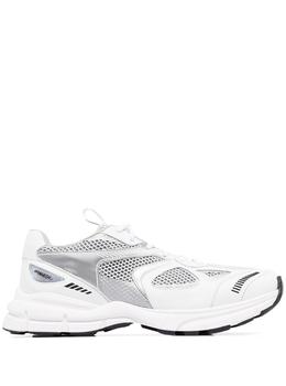 Axel Arigato | Silver and White Marathon Sneakers in Leather Blend Man Axel Arigato商品图片,7.5折