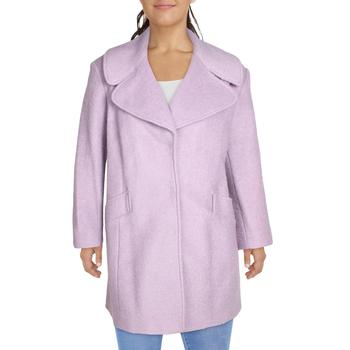 推荐Kensie Womens Plus Wool Blend Midi Trench Coat商品