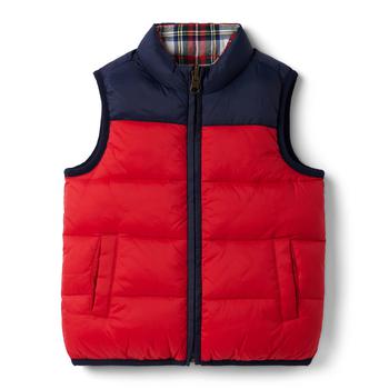商品Janie and Jack | Reversible Puffer Vest (Toddler/Little Kids/Big Kids),商家Zappos,价格¥384图片