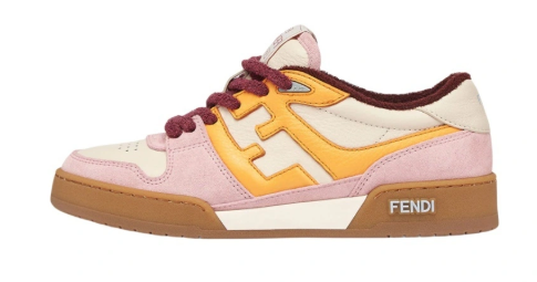 女装迪桑特羽绒服, Fendi | 芬迪 Match  低帮休闲板鞋 女款 粉红色商品图片 包邮包税