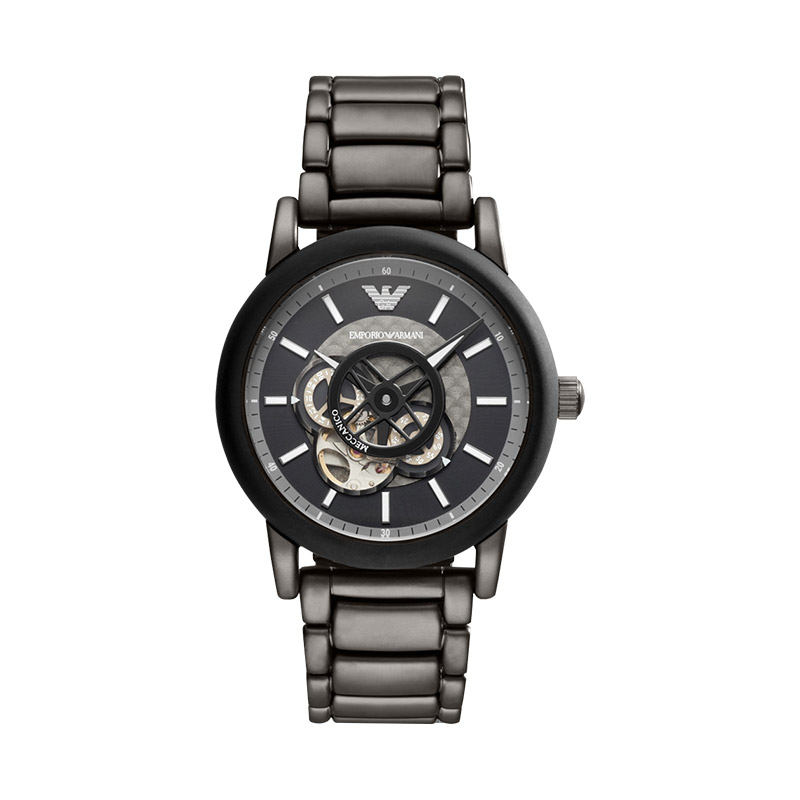 推荐阿玛尼ARMANI-手表 全自动机械男表镂空时尚商务机械男士手表 AR60010商品