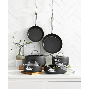 All-Clad | Hard-Anodized 10-Piece Cookware Set商品图片,5.9折×额外7折, 额外七折
