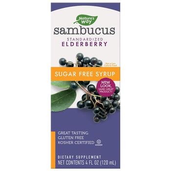 Nature's Way | Sambucus Sugar Free Syrup Berry商品图片,8.8折