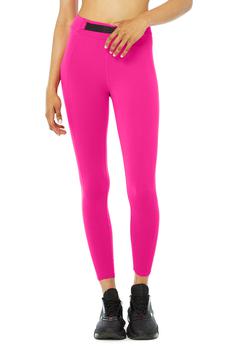 商品Alo | High-Waist 7/8 Visionary Legging - Neon Pink,商家Alo yoga,价格¥546图片