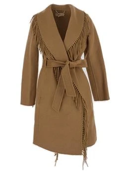 Michael Kors | Michael Michael Kors Fringe Belted Coat 4.8折起, 独家减免邮费