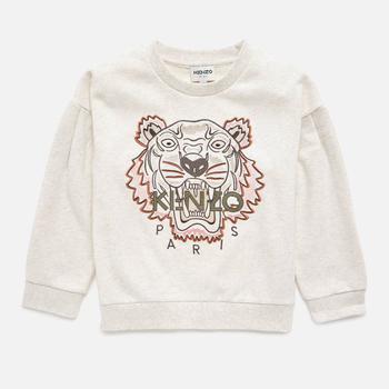 推荐KENZO Girls' Tiger Sweatshirt - Marl Beige商品