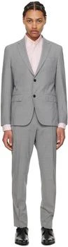 Hugo Boss | Gray Slim-Fit Suit,商家Ssense US,价格¥6224