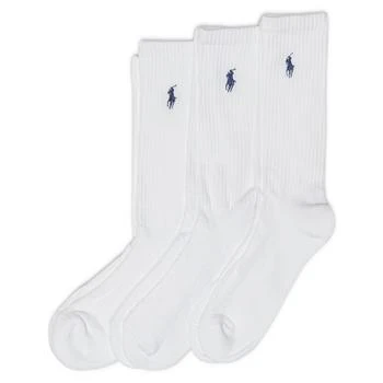 Ralph Lauren | Women's 3 Pack Sport Crew Socks,商家Macy's,价格¥137