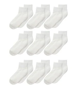 Jefferies Socks | Seamless Sport Quarter Half Cushion 9-Pack (Infant/Toddler/Little Kid/Big Kid/Adult),商家Zappos,价格¥223
