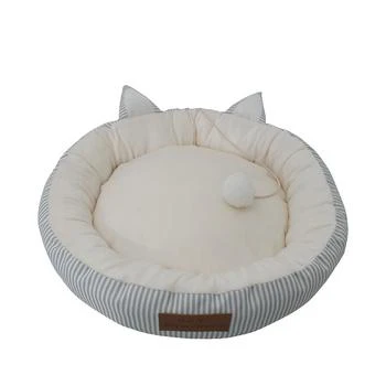 Macy's | Canvas Round Cat Bed with Toy Ball, Small,商家Macy's,价格¥134
