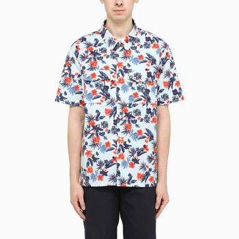 推荐Floral-print short-sleeved shirt商品