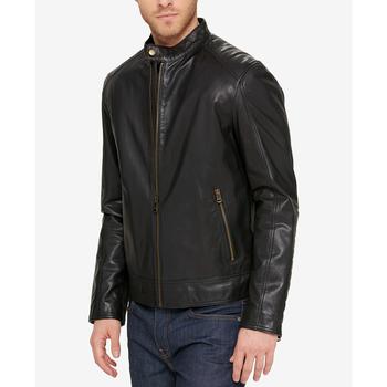 商品Cole Haan | Washed Leather Moto Jacket,商家Macy's,价格¥1752图片