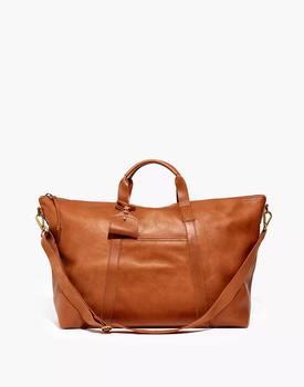 Madewell | The Essential Overnight Bag in Leather商品图片,额外7折, 额外七折