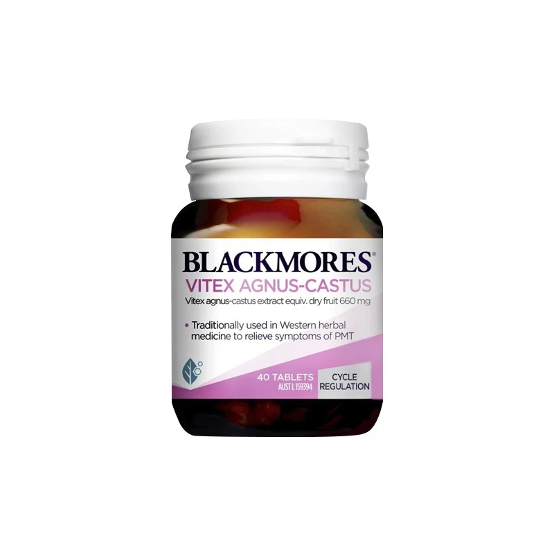 推荐澳洲Blackmores澳佳宝bm圣洁莓调节黄体酮孕酮多囊卵巢妇科40粒商品