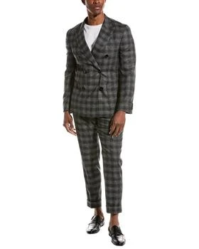 Hugo Boss | BOSS Hugo Boss Slim Wool-Blend Suit with Pleated Pant,商家Premium Outlets,价格¥4179