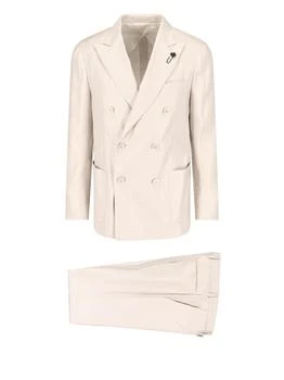 LARDINI | Double-breasted Suit,商家Italist,价格¥9213