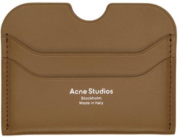 商品Acne Studios | Tan Leather Card Holder,商家SSENSE,价格¥845图片