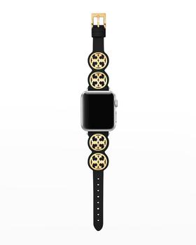 推荐Miller Leather Apple Watch Band in Black, 38-41mm商品