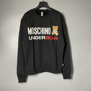 时尚莫斯奇诺卫衣女装, Moschino | MOSCHINO 女士黑色印花棉质圆领卫衣 1T1701-8126-0555商品图片 独家减免邮费