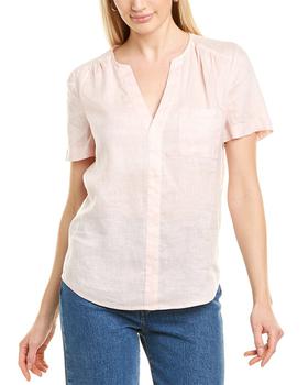 Vince Camuto Specialty Size, Vince Camuto | Vince Camuto One Pocket Linen Top商品图片 3.1折