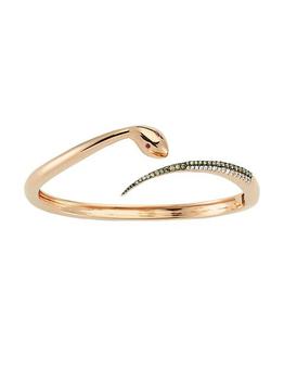 商品Bee Goddess | Eve 18K Gold, Brown Diamond & Ruby Serpent Bracelet,商家Saks Fifth Avenue,价格¥53797图片