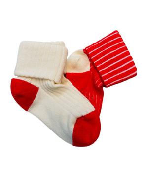 商品Sierra Socks | Toddler Combed Cotton Ribbed Turn Cuff 2 Pack Socks 2-4 YRS (FITS SHOE SIZE 6-11),商家Verishop,价格¥103图片