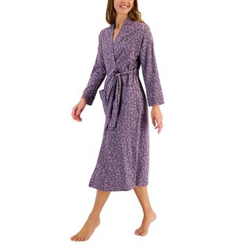 商品Charter Club | Women's Brushed Knit Cotton Robe, Created for Macy's,商家Macy's,价格¥177图片