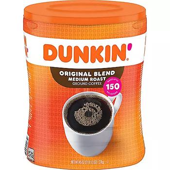 商品Dunkin' Donuts Original Blend Ground Coffee, Medium Roast (45 oz.)图片
