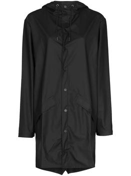 product onger drawstring-hood raincoat - women image