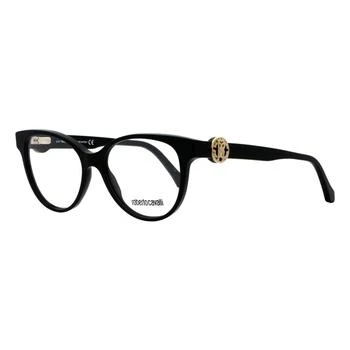 Roberto Cavalli | Figline Oval Eyeglasses RC5047 001 Shiny Black 52mm 5047,商家Premium Outlets,价格¥628