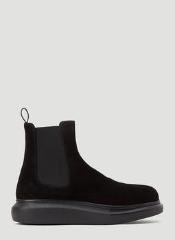 推荐Suede Chelsea Boots in Black商品