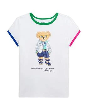 Ralph Lauren | Girls' Polo Bear Cotton Jersey Tee - Little Kid, Big Kid,商家Bloomingdale's,价格¥255