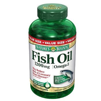 推荐Natures Bounty Natural Fish Oil 1200 Mg Dietary Supplement Softgels - 180 Ea商品