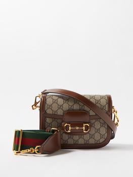 Supreme真假, Gucci | 1955 Horsebit GG-Supreme canvas cross-body bag商品图片 