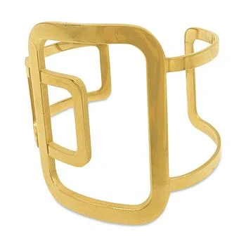 ADORNIA | 14k Gold-Plated Sculptural Cuff Bracelet 独家减免邮费