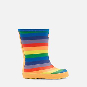 推荐Hunter Kids' First Classic Rainbow Wellington Boots - Multi商品