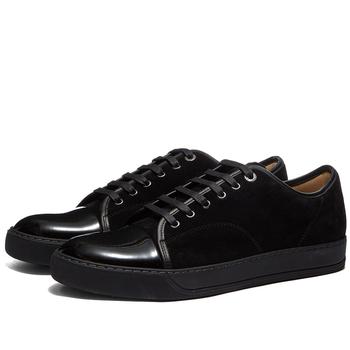 浪凡男鞋, Lanvin | Lanvin Patent Toe Cap Low Sneaker商品图片 