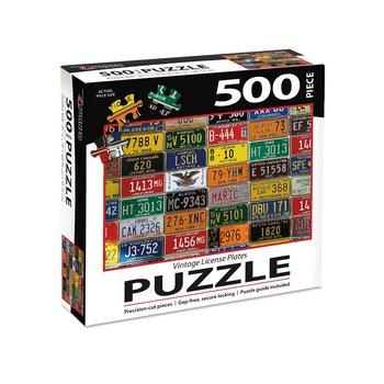 Lang | Vintage License Plates   500  Pc Puzzle商品图片,