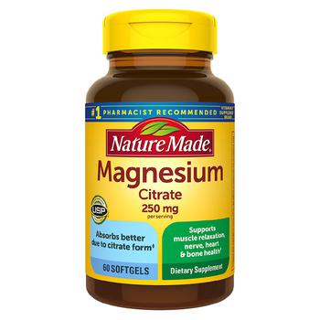 商品Magnesium Citrate 250 mg Softgels,商家Walgreens,价格¥103图片
