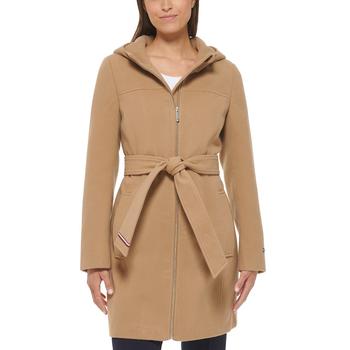 Tommy Hilfiger | Women's Belted Hooded Coat商品图片,3.9折