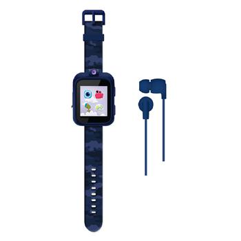 商品Playzoom | Kids Blue Camo Silicone Smartwatch 42mm Gift Set,商家Macy's,价格¥500图片