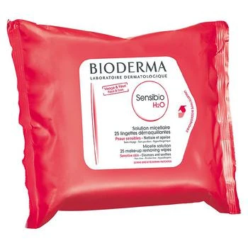 Bioderma | Sensibio H2O Cleansing and Makeup Remover Wipes for Sensitive Skin,商家Walgreens,价格¥99