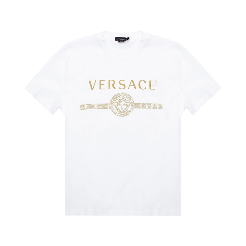 Versace | VERSACE 男士白色棉质T恤 A87573-A228806-A2088商品图片,独家减免邮费
